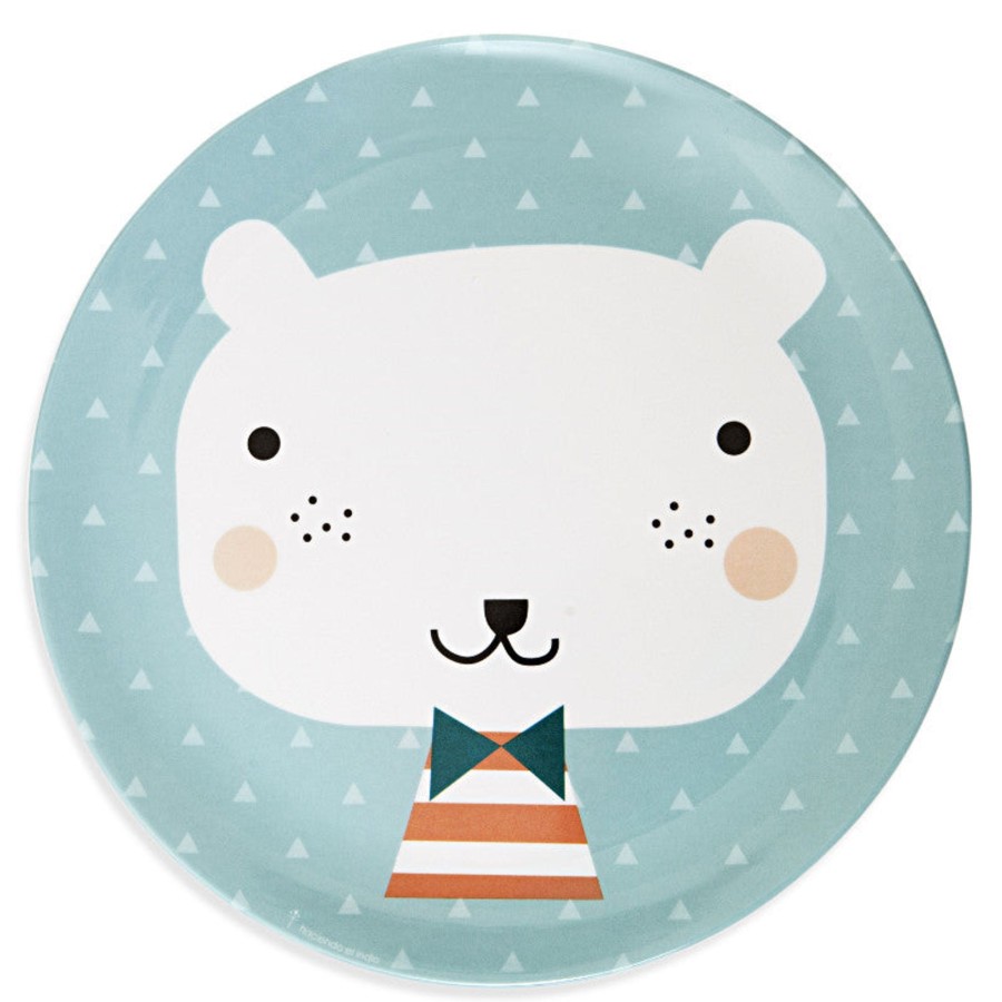 And More Petit MonWholesale Meal Time | Petit Monkey Bear Triangle Melamine Tableware