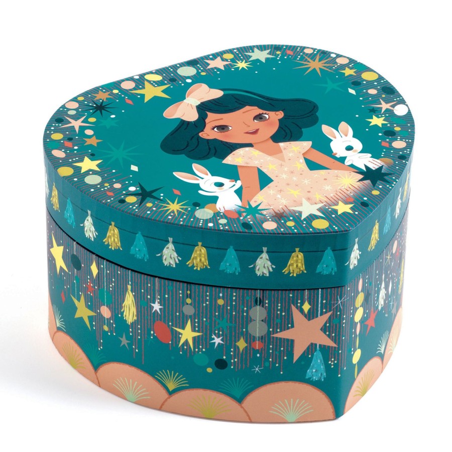 Room Decor Djeco Room Accessories | Djeco Musical Treasure Box, Happy Party