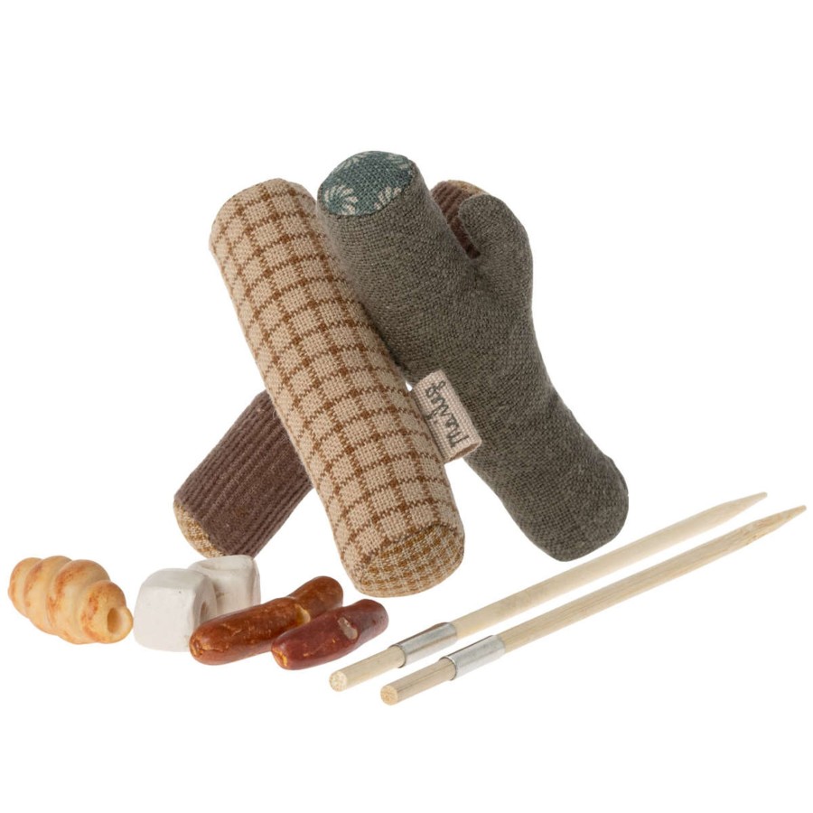 Doll Play Maileg Doll Houses & Accessories | Maileg Mouse Size Bonfire Set