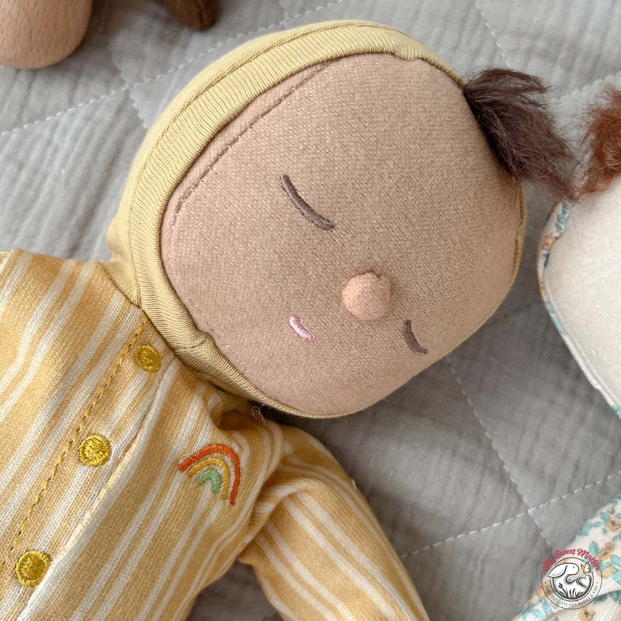 Doll Play Olli Ella Baby Dolls & Accessories | Olli Ella Dozy Dinkum Baby Doll, Pip Goldie