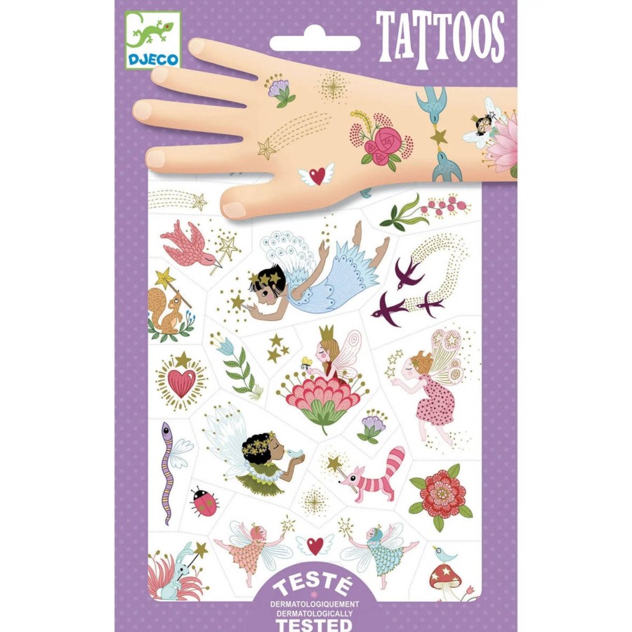 And More Djeco Party | Djeco Temporary Tattoos, Fairy Friends