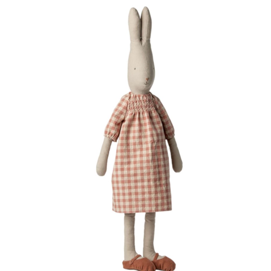 Doll Play Maileg Maileg Dolls | Maileg Bunny In Dress With Shoes, Size 5, 25Inches