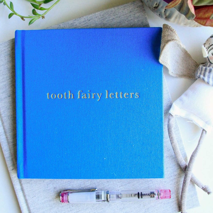 And More Write To Me Keepsakes | Tooth Fairy Letters Keepsake Book, Blue