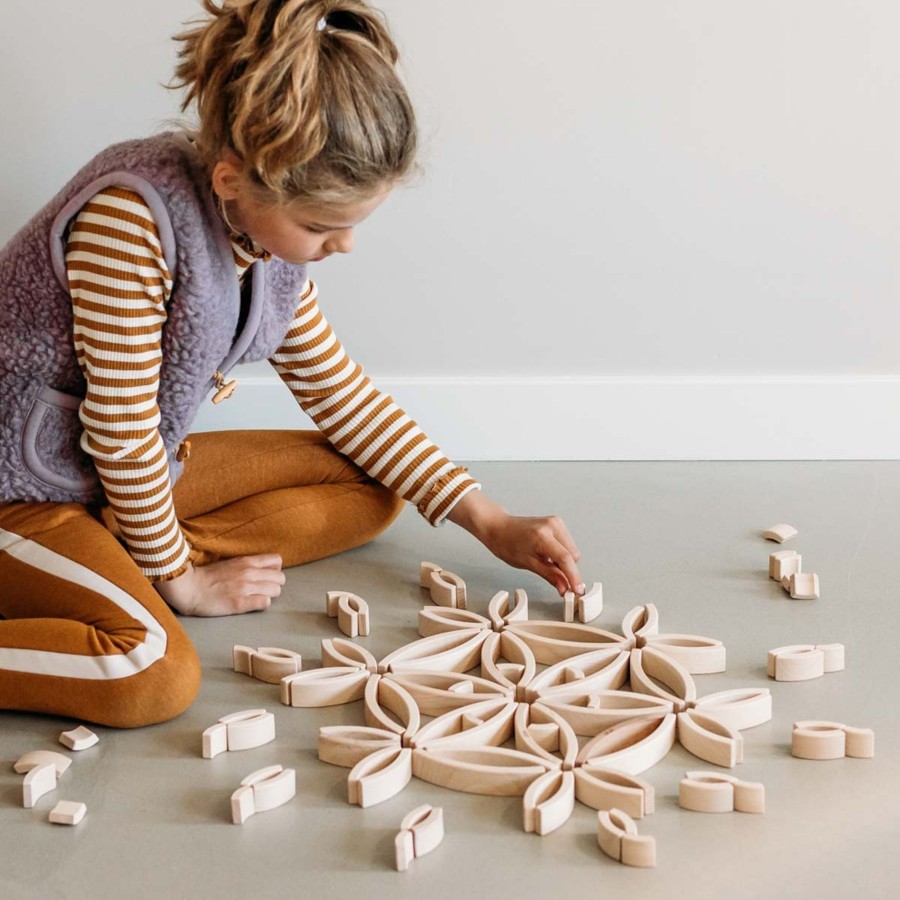 Creative Play Abel Open-Ended Play | Abel Mini Golden Ratio Wooden Arch Blocks Made In Netherlands