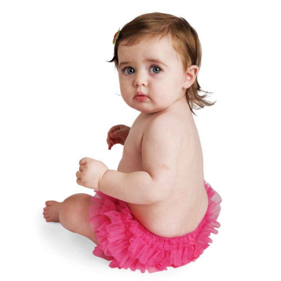 And More Mud Pie Toddler Clothes & Accessories | Hot Pink Chiffon Bloomer ( 12-18 Months )