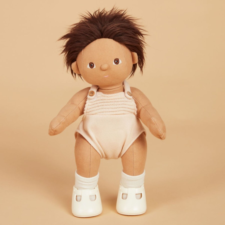 Pretend Play Olli Ella Baby Dolls & Accessories | Olli Ella Dinkum Doll Shoes, Cream