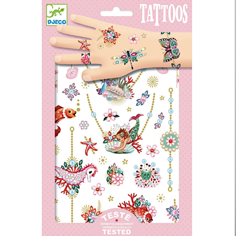 Creative Play Djeco Arts & Crafts | Djeco Temporary Tattoos, Fiona'S Jewels