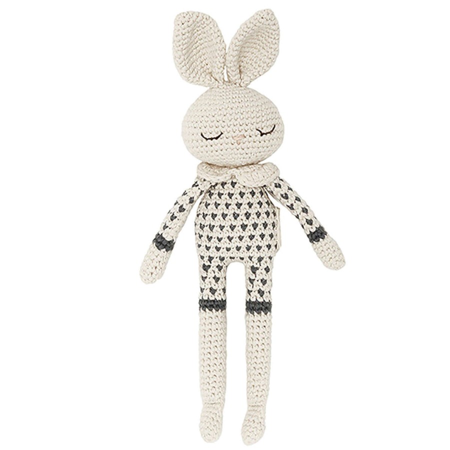 Doll Play Patti Olso Plush Animals & Dolls | Patti Oslo Organic Crochet Doll, Bea Bunny, Raf