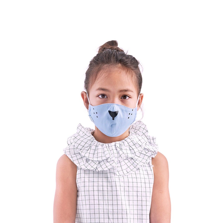 And More Noodoll Toddler Clothes & Accessories | Noodoll Fabric Face Mask For Kid, Ricecube Blue