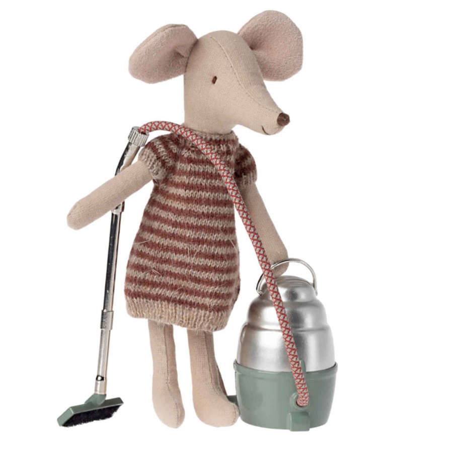 Doll Play Maileg Doll Houses & Accessories | Maileg Mouse Size Vacuum Cleaner