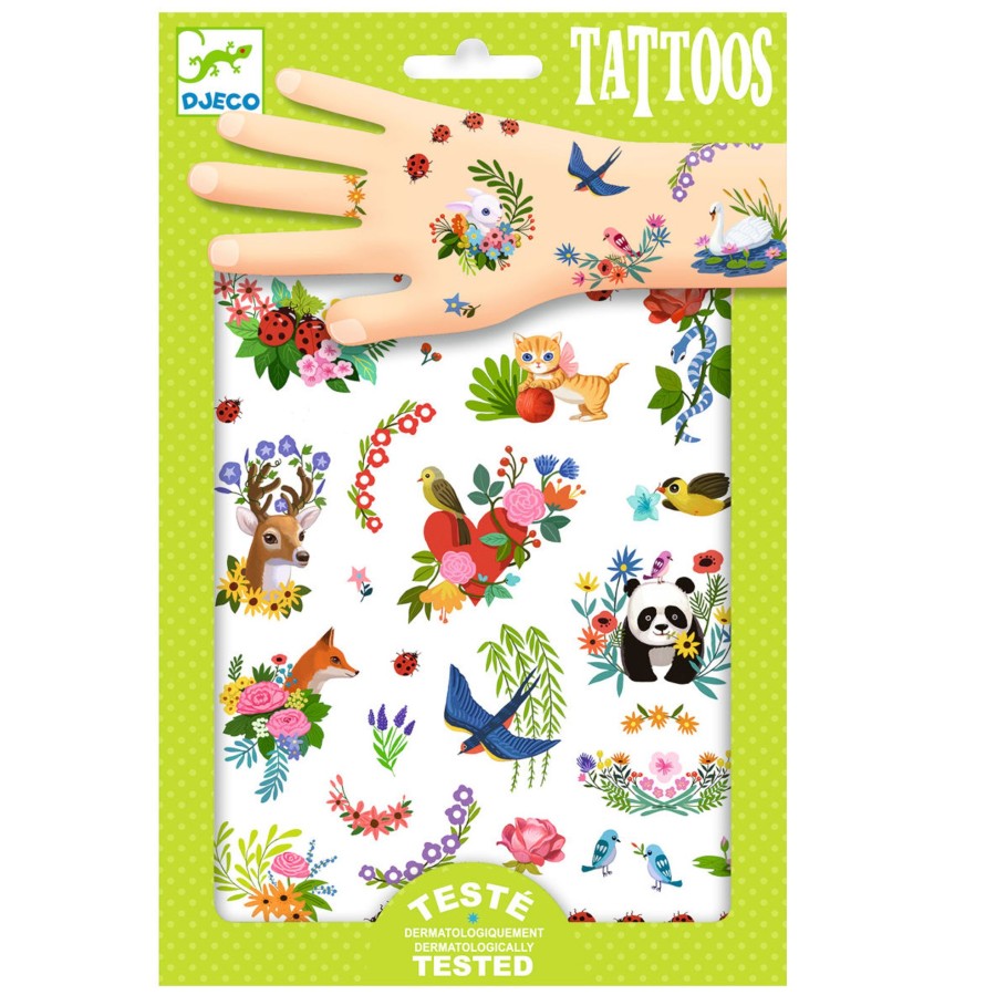 Creative Play Djeco Arts & Crafts | Djeco Temporary Tattoos, Happy Spring