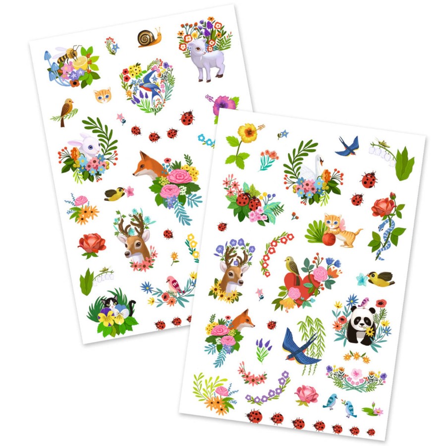 Creative Play Djeco Arts & Crafts | Djeco Temporary Tattoos, Happy Spring