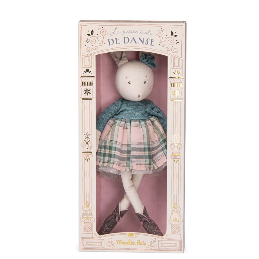 Doll Play Moulin Roty Plush Animals & Dolls | Moulin Roty La Petite Ecole De Danse Victorine The Rabbit