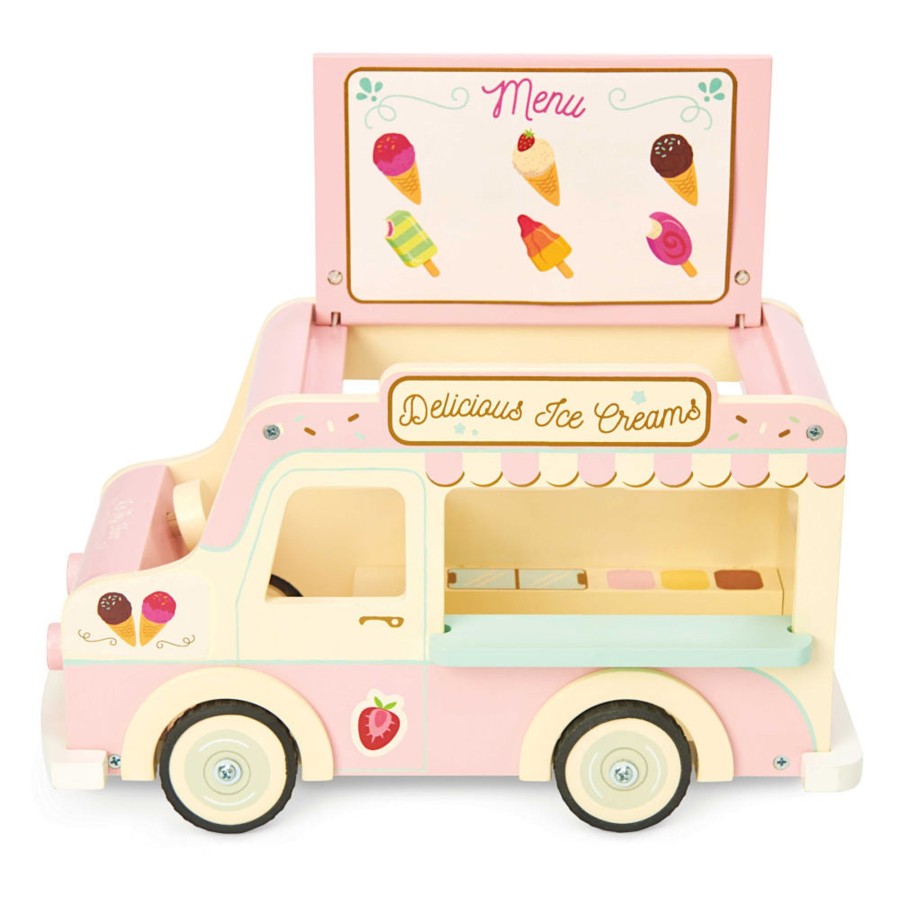 Doll Play Le Toy Van Doll Houses & Accessories | Le Toy Van Dolly Ice Cream Van