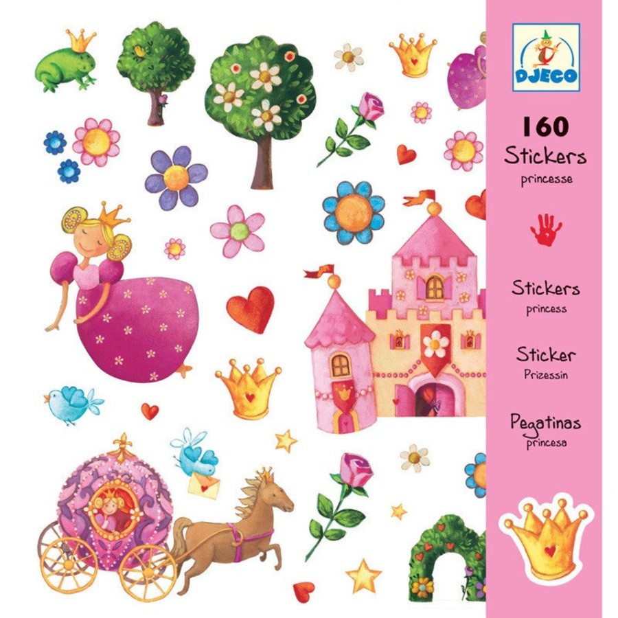 And More Djeco Party | Djeco 160 Stickers, Princess Marguerit