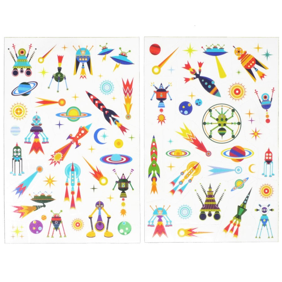 And More Djeco Party | Djeco Temporary Tattoos, Space