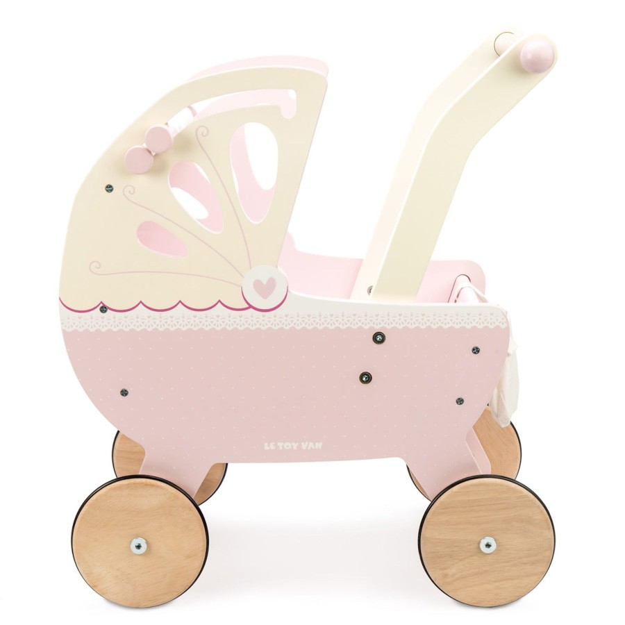 Doll Play Le Toy Van Baby Dolls & Accessories | Le Toy Van Sweet Dreams Doll Pram