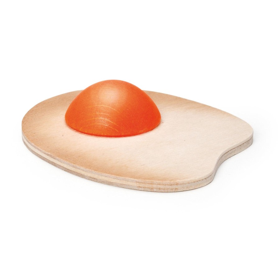 Pretend Play Erzi Pretend Food, Kitchen & Store | Erzi Wooden Play Food Fried Egg, Made In Germany