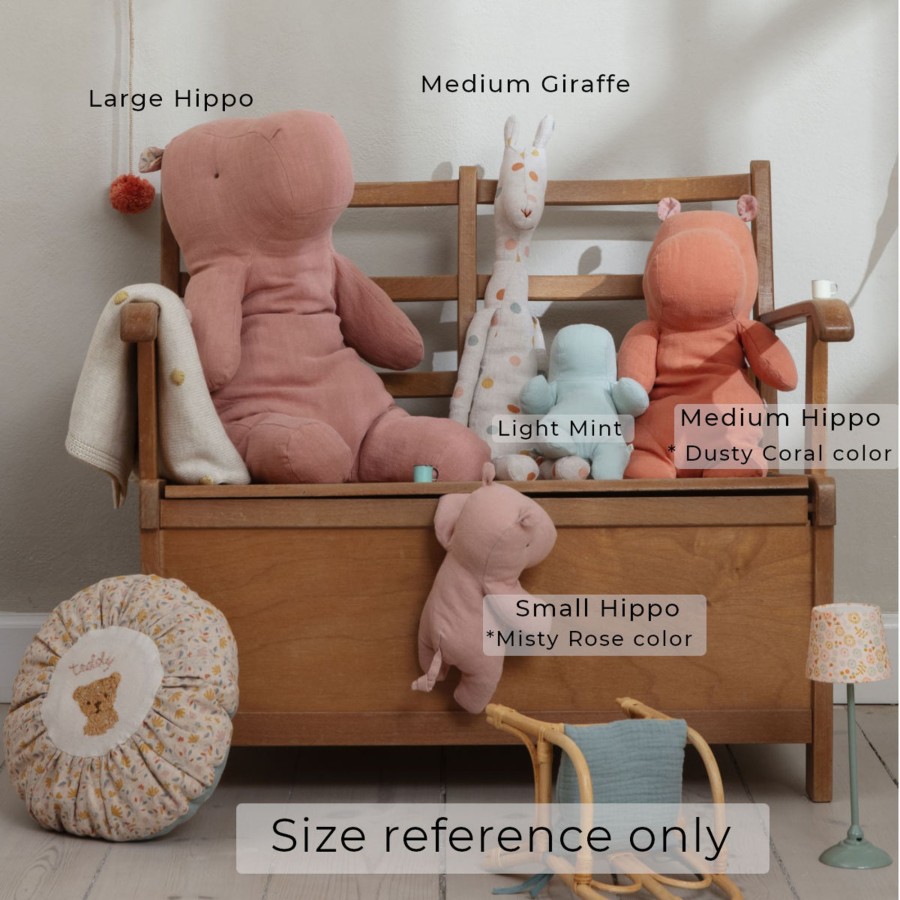 Doll Play Maileg Maileg Dolls | Maileg Medium Hippo, Old Rose