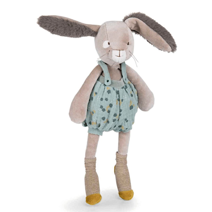 Baby Moulin Roty | Moulin Roty Trois Petits Lapins Bunny Dolls, Sage, 16"