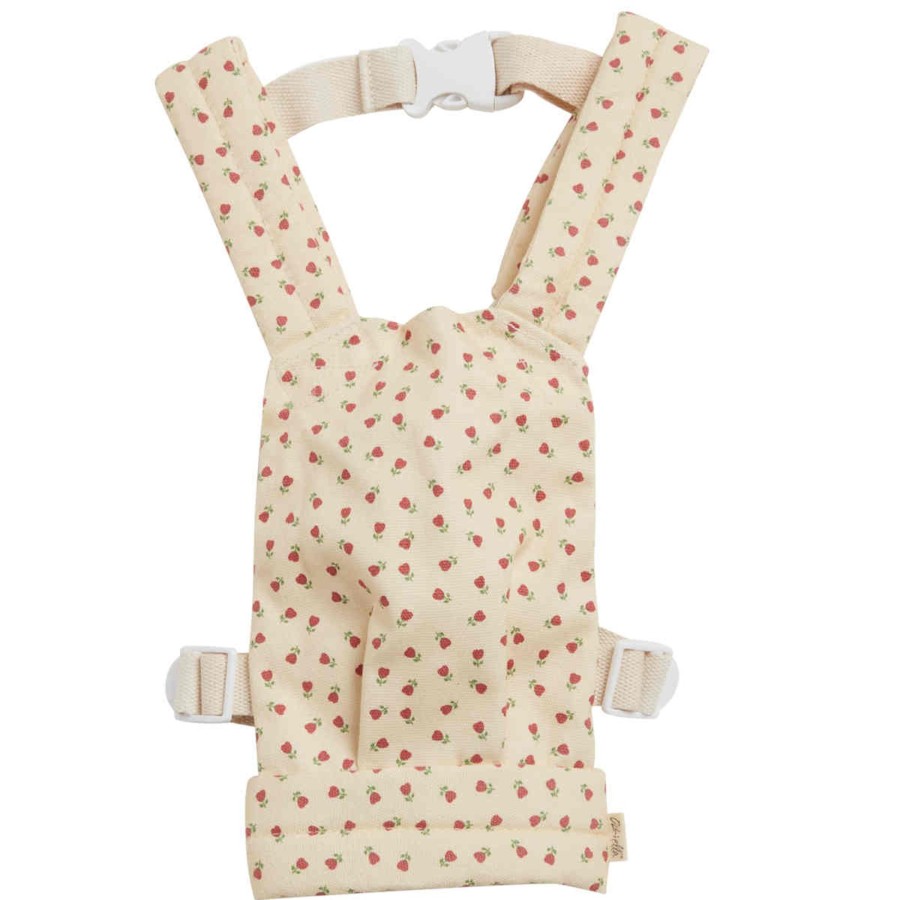 Doll Play Olli Ella Baby Dolls & Accessories | Olli Ella Dinkum Doll Carrier, Sweetheart Cream