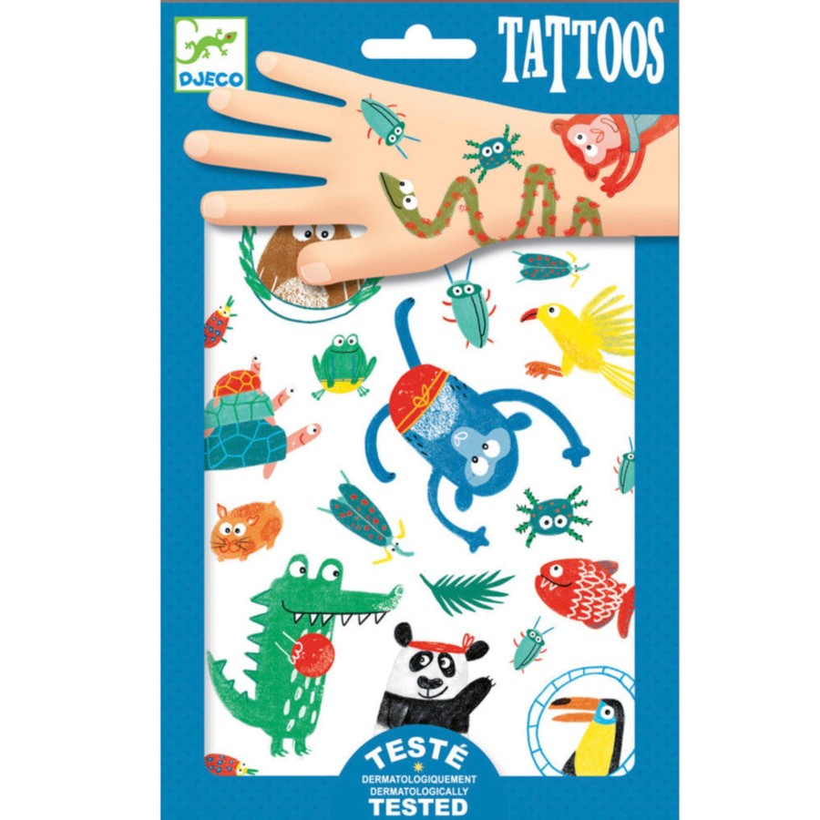 And More Djeco Party | Djeco Temporary Tattoos, Animals