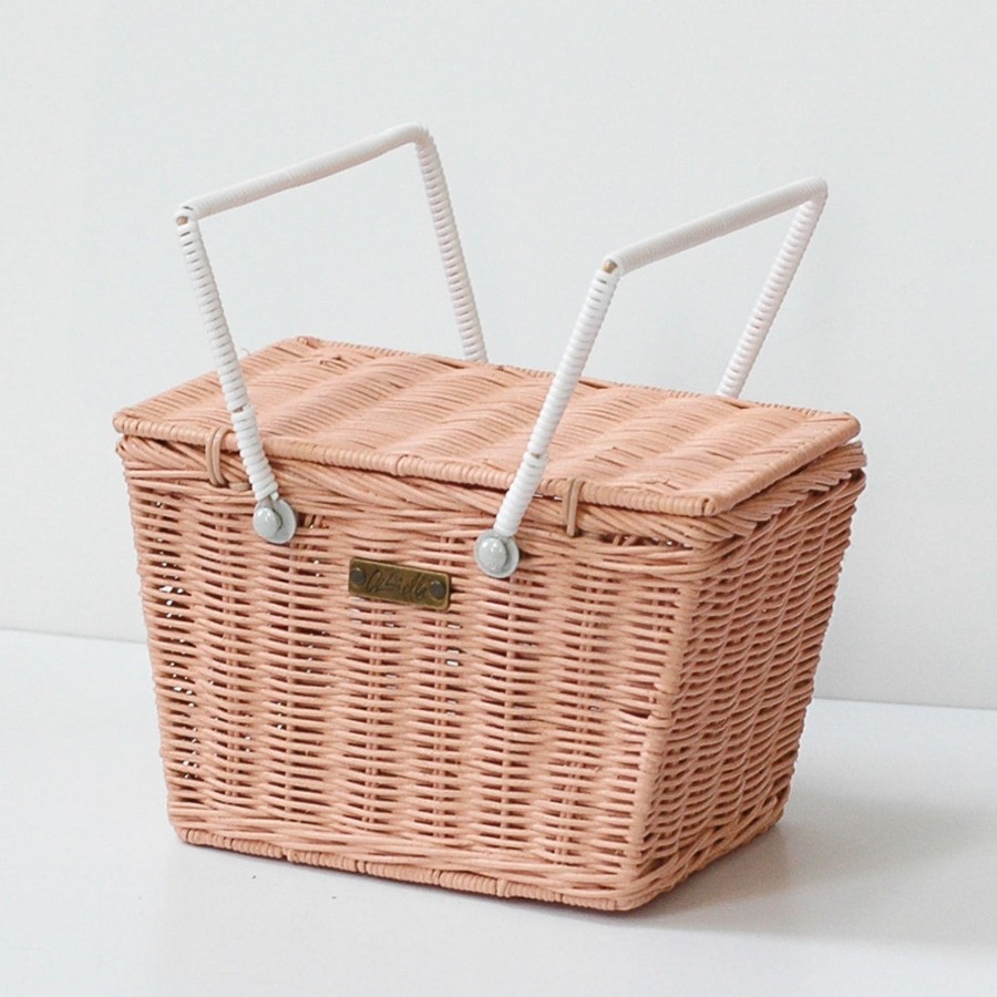 Room Decor Olli Ella Storages | Olli Ella Mini Piki Basket, Rose