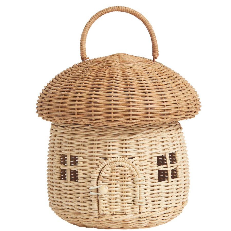 And More Olli Ella Toddler Clothes & Accessories | Olli Ella Mushroom Basket Bag