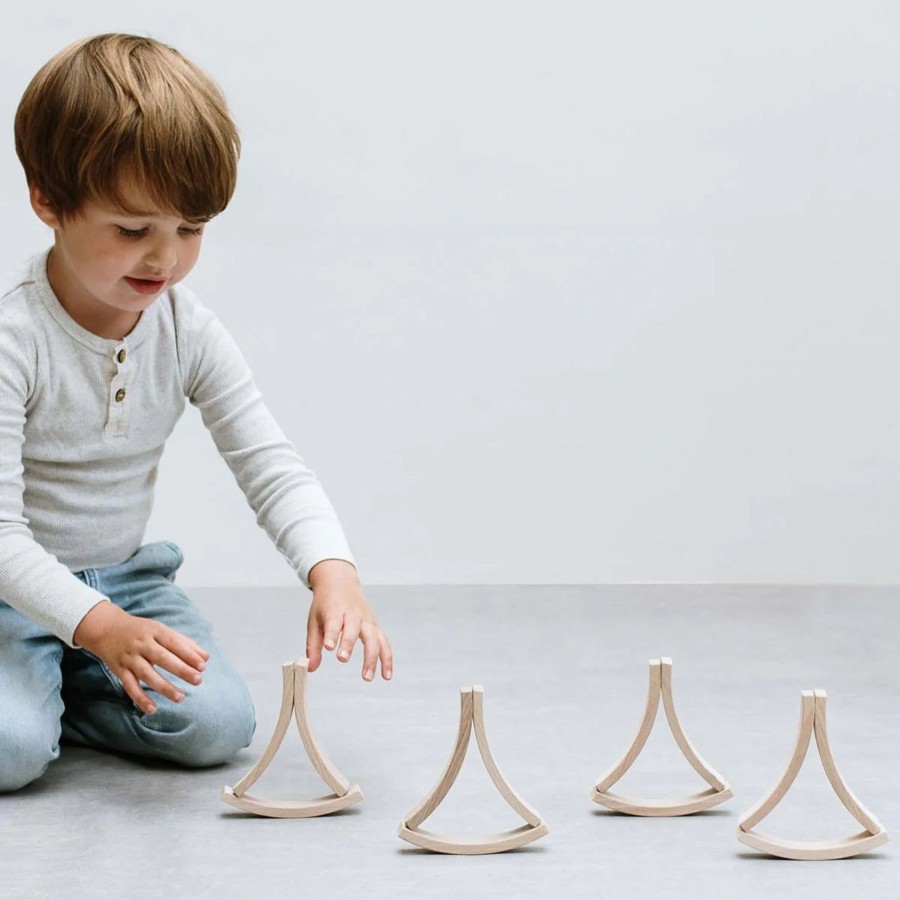 Creative Play Abel Open-Ended Play | Abel Mini Wooden Arch Blocks Made In Netherlands