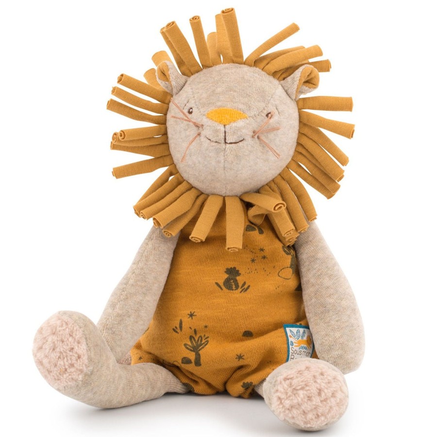 Doll Play Moulin Roty Baby Toys | Moulin Roty Sous Mon Baobab Paprika The Lion