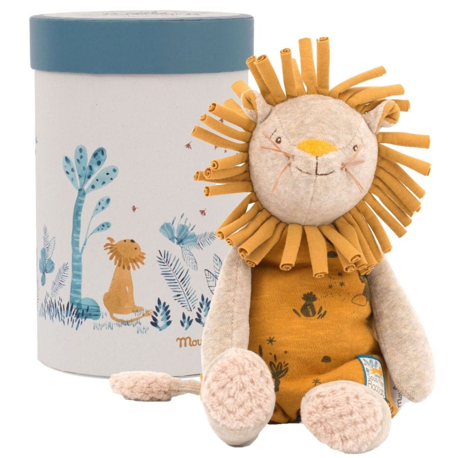 Doll Play Moulin Roty Baby Toys | Moulin Roty Sous Mon Baobab Paprika The Lion