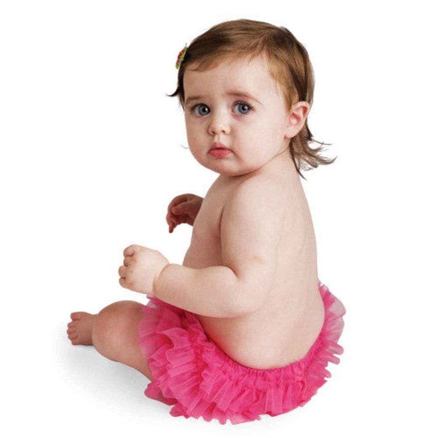 And More Mud Pie Party | Hot Pink Chiffon Bloomer ( 12-18 Months )