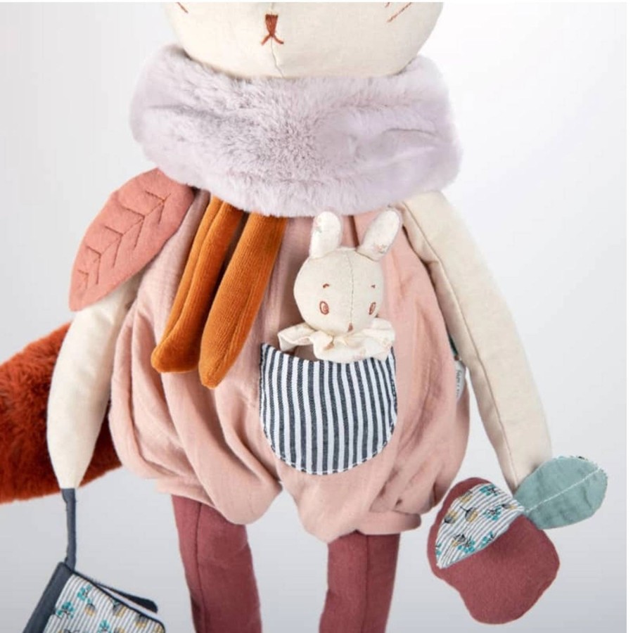 Doll Play Moulin Roty Baby Toys | Moulin Roty Apres La Pluie Activity Rabbit