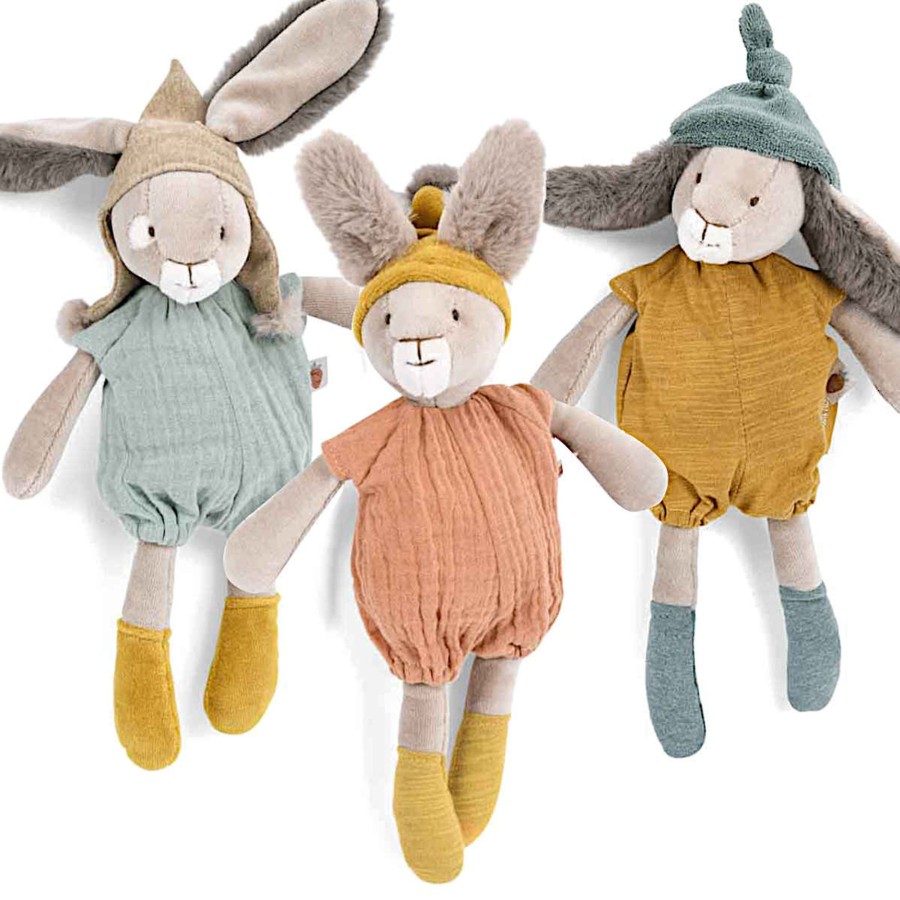 Baby Moulin Roty | Moulin Roty Trois Petits Lapins Small Bunny Dolls