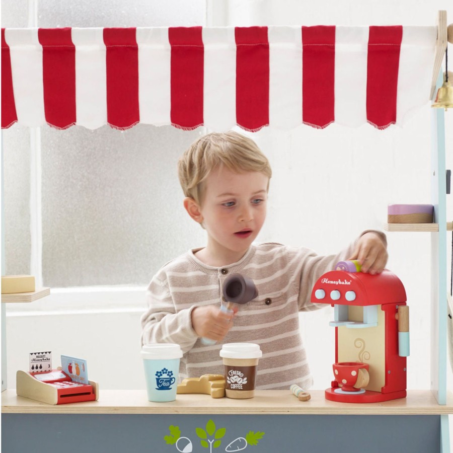 Pretend Play Le Toy Van Pretend Food, Kitchen & Store | Le Toy Van Wooden Take Away Tea & Coffee Cups