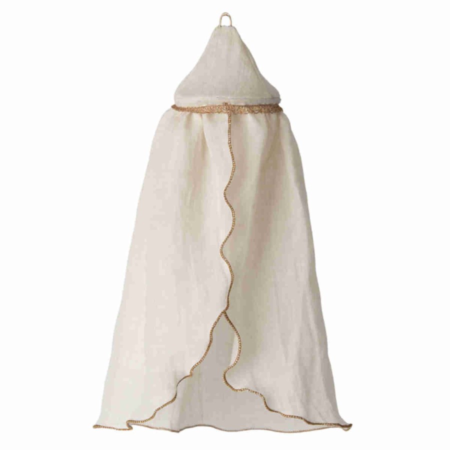 Doll Play Maileg Doll Houses & Accessories | Maileg Miniature Bed Canopy, Cream