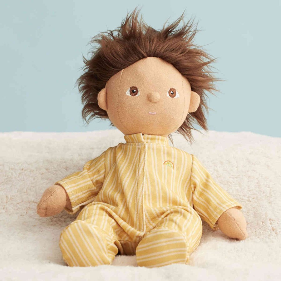 Doll Play Olli Ella Baby Dolls & Accessories | Olli Ella Dinkum Doll Pajama, Goldie