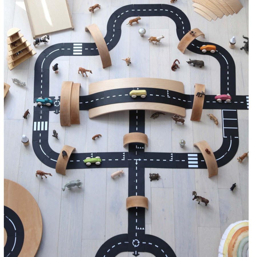 Creative Play Waytoplay Open-Ended Play | Waytoplay Flexible Toy Road, King Of The Road (40Pcs)