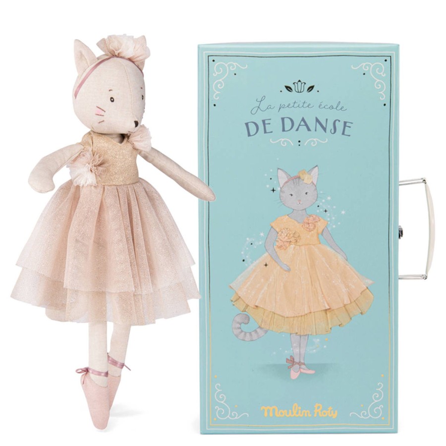 Doll Play Moulin Roty Plush Animals & Dolls | Moulin Roty La Petite Ecole De Danse Celestine'S Wardrobe