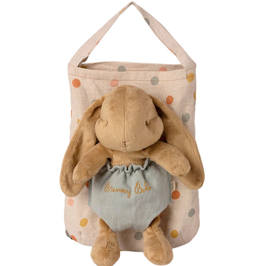 Doll Play Maileg Plush Animals & Dolls | Maileg Soft Bunny With Bag, Bob