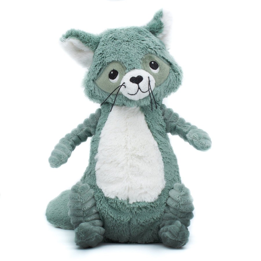 Doll Play Les Déglingos Plush Animals & Dolls | Les Deglingos Les Ptipotos, Raccoon Green