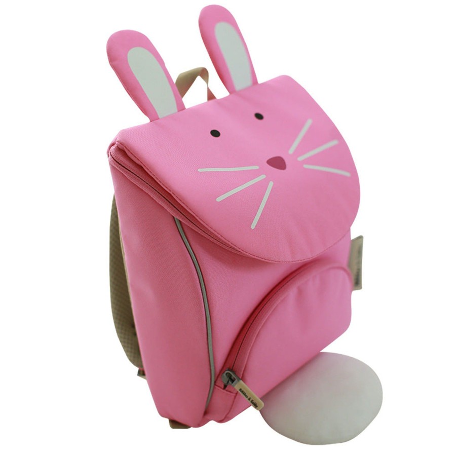 And More Milo & Gabby Toddler Clothes & Accessories | Milo & Gabby Toddler Backpack With Safety Strap, Rabbit