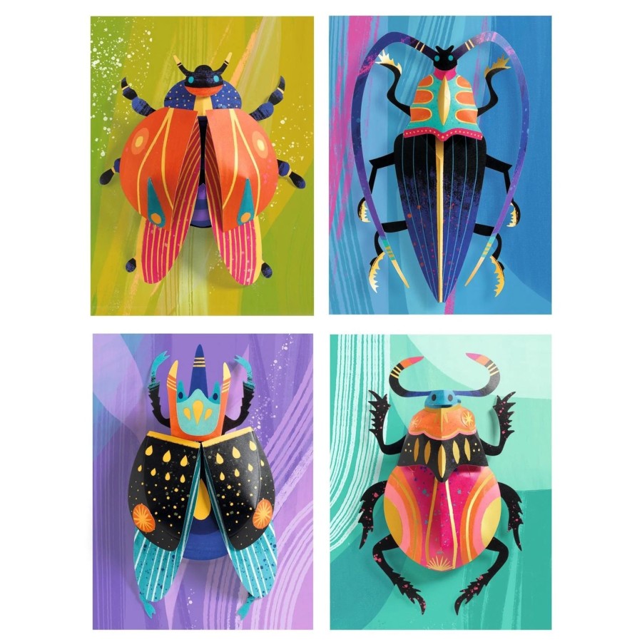 Creative Play Djeco Arts & Crafts | Djeco Paper Bugs Creation