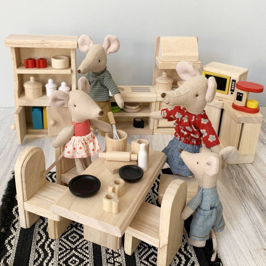 Doll Play Plan Toys Doll Houses & Accessories | Plan Toys Doll House Kitchen Accessories