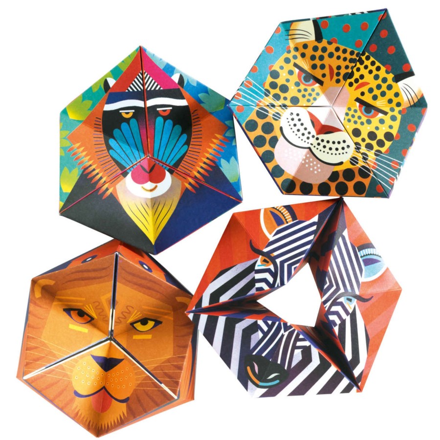 Creative Play Djeco Learning Toys | Djeco Origami Kaleidocycle Flexanimals