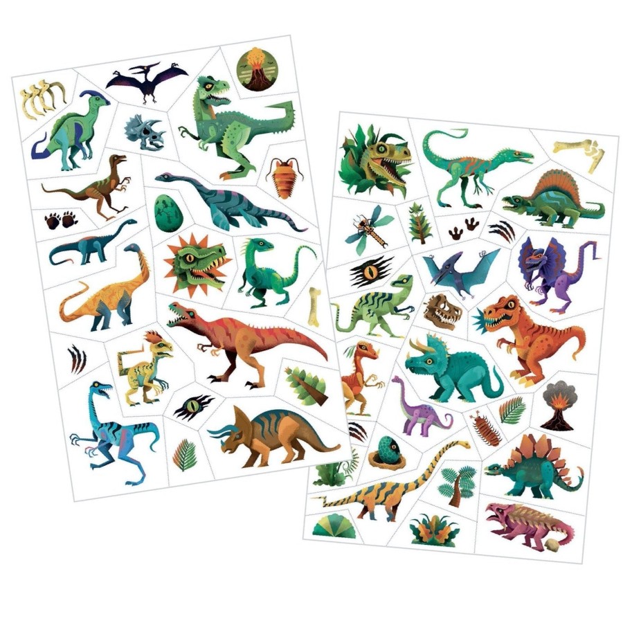 And More Djeco Party | Djeco Temporary Tattoos, Dino Club