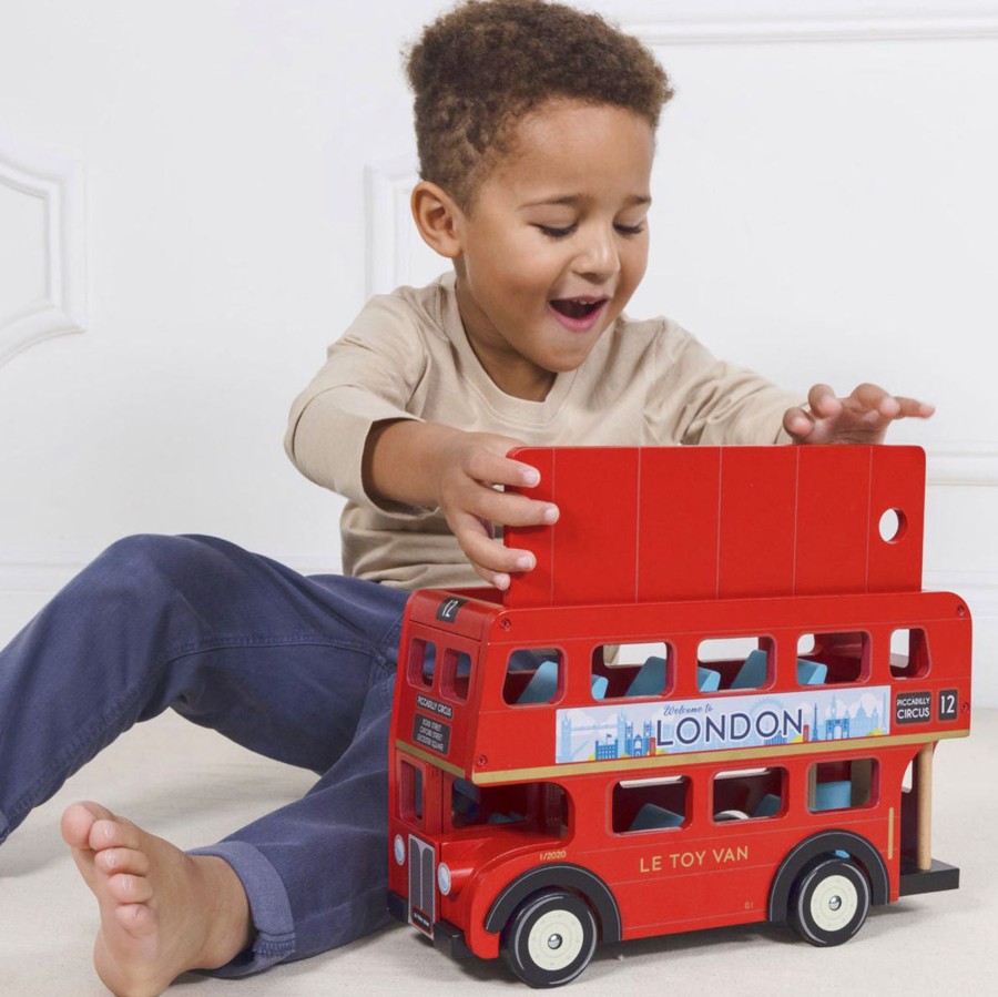 Doll Play Le Toy Van Doll Houses & Accessories | Le Toy Van London Bus