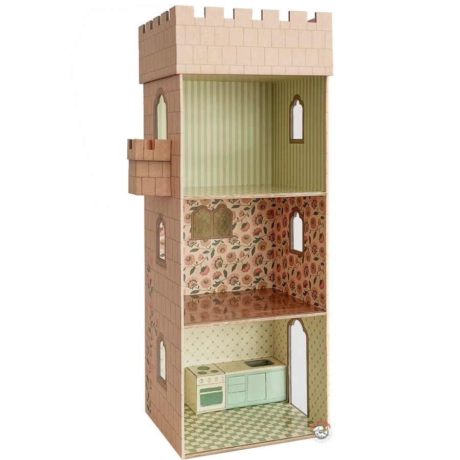 Doll Play Maileg Doll Houses & Accessories | Maileg Castle With Kitchen