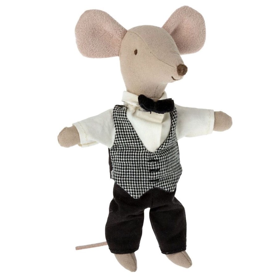 Doll Play Maileg Maileg Dolls | Maileg Big Brother Waiter Mouse