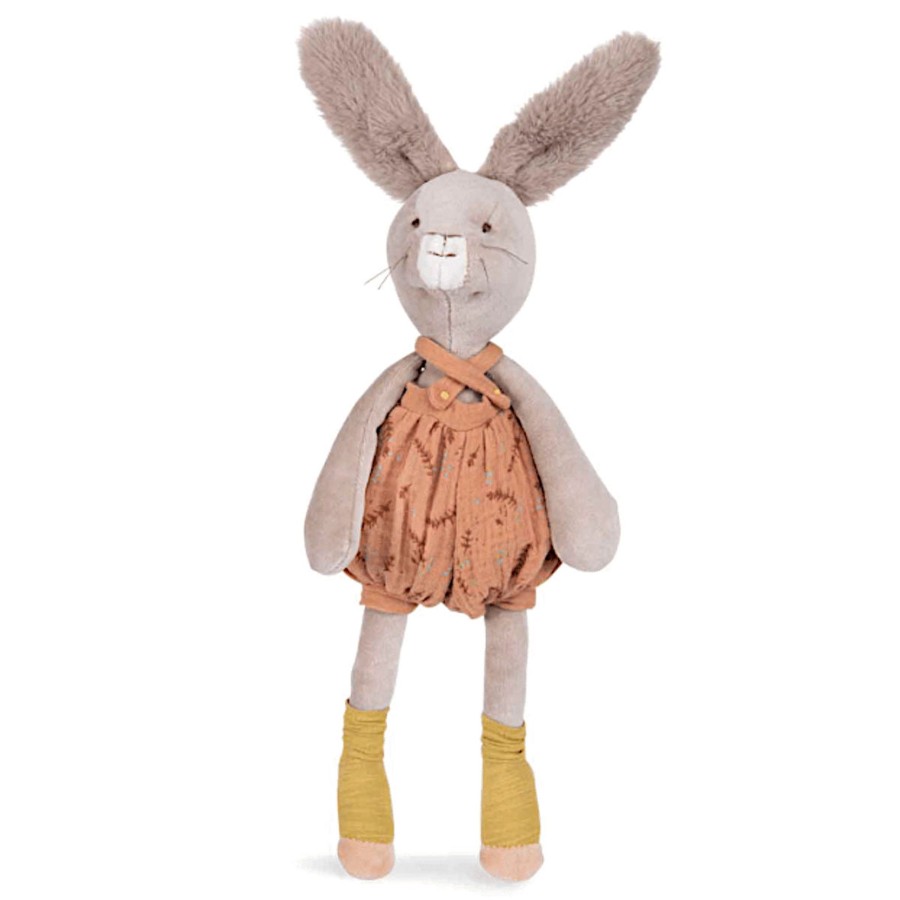 Baby Moulin Roty | Moulin Roty Trois Petits Lapins Bunny Dolls. Rose. 16"